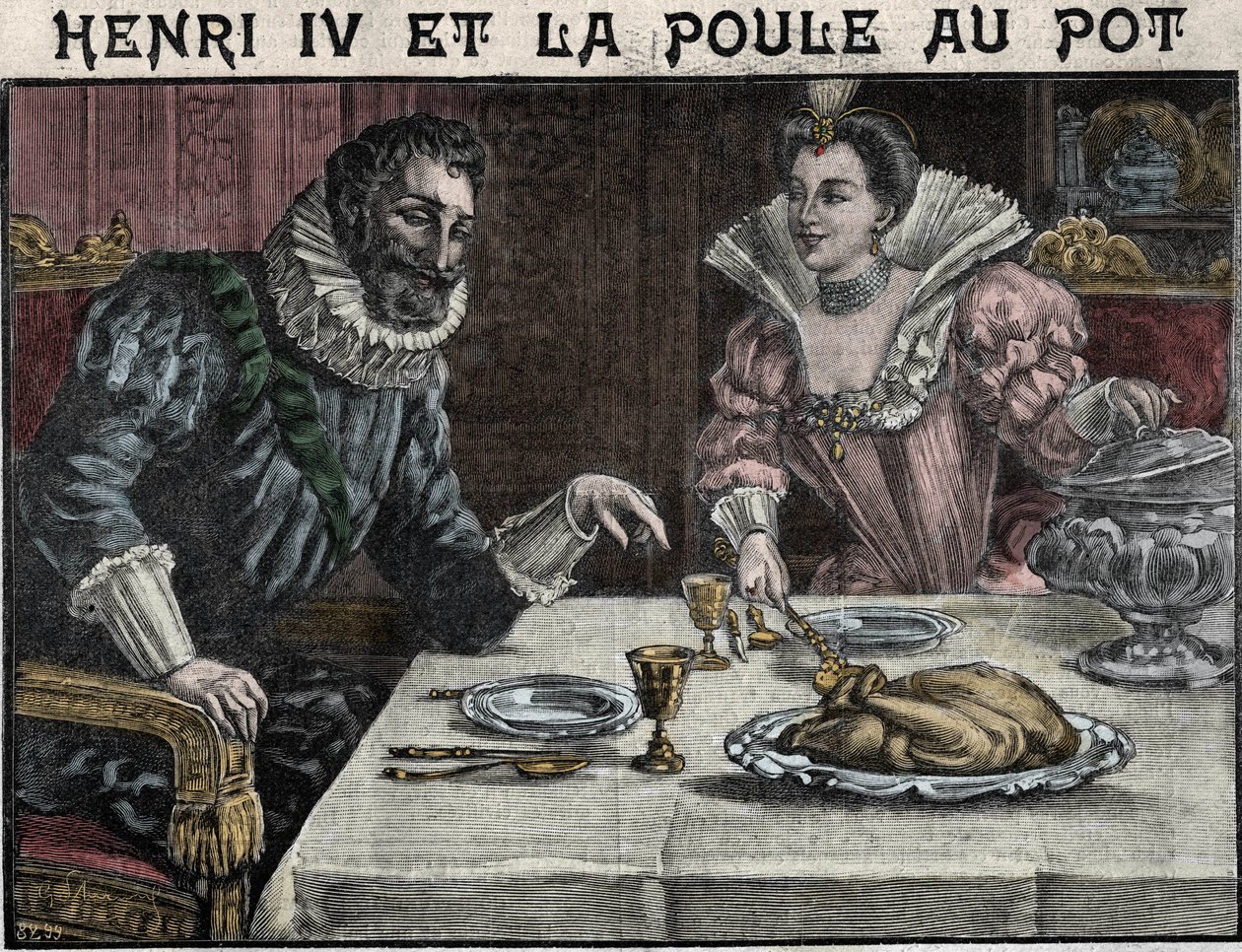 Henri IV et le poulet au pot : Gabrielle d