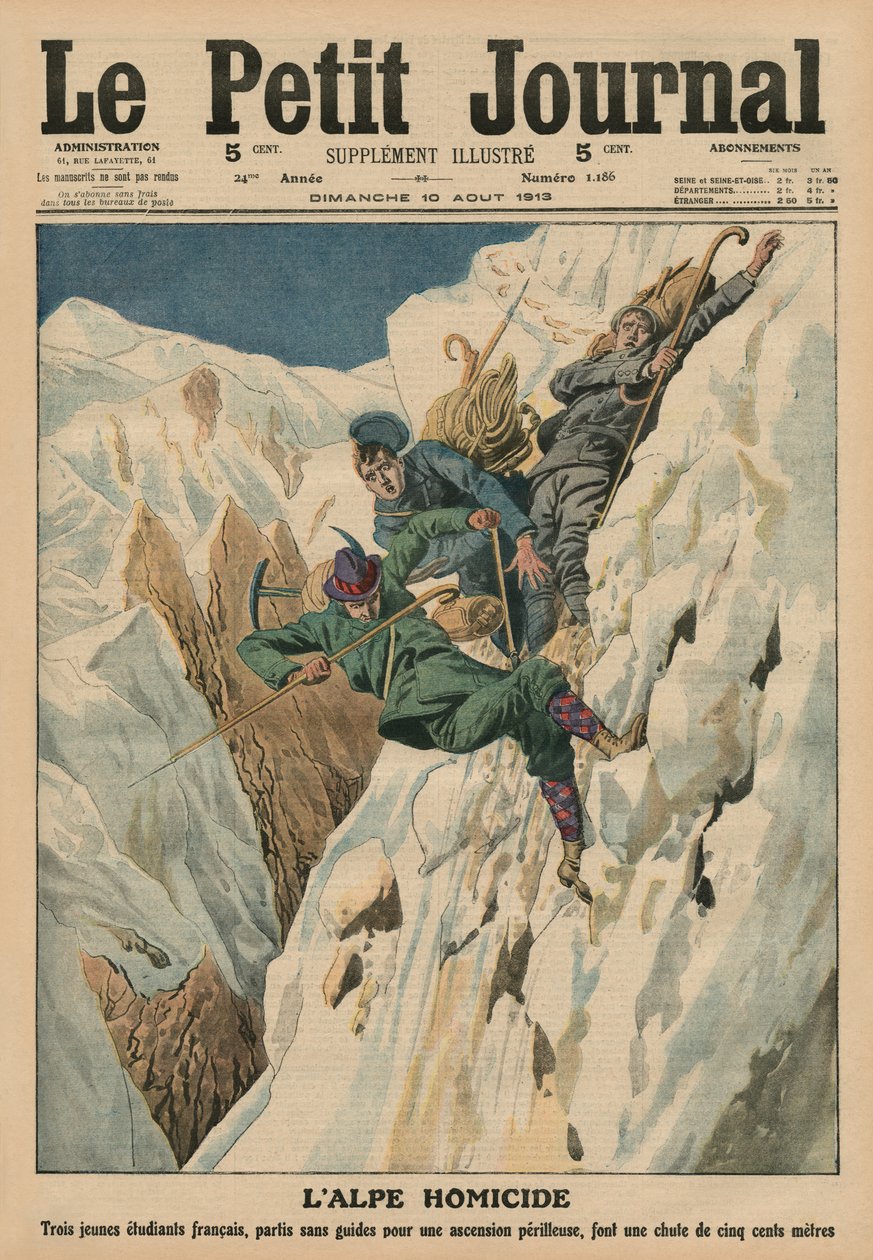 Alp homicide, illustration de couverture de 