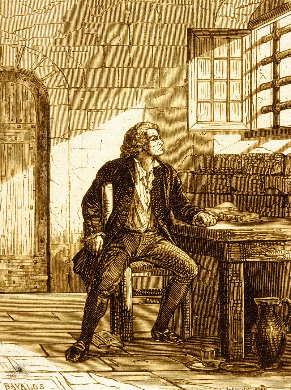 Honoré-Gabriel Riquetti, Comte de Mirabeau au Fort de Joux en 1775 - French School