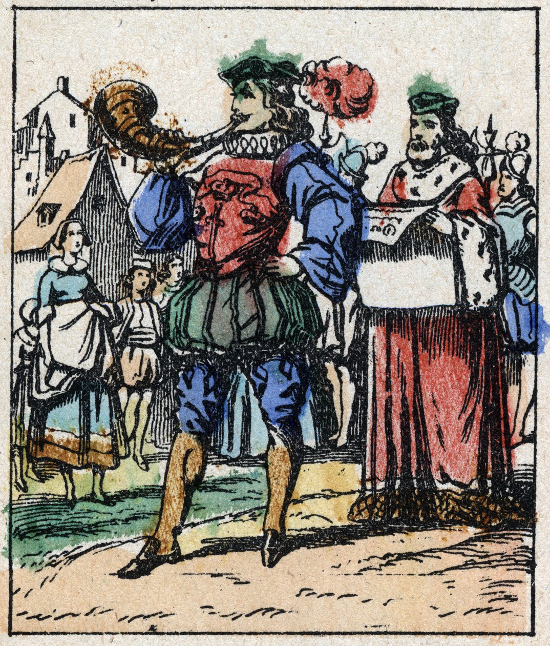 Illustration du conte de Charles Perrault « Cendrillon ou La Petite Pantoufle de verre ». Gravure sur bois d