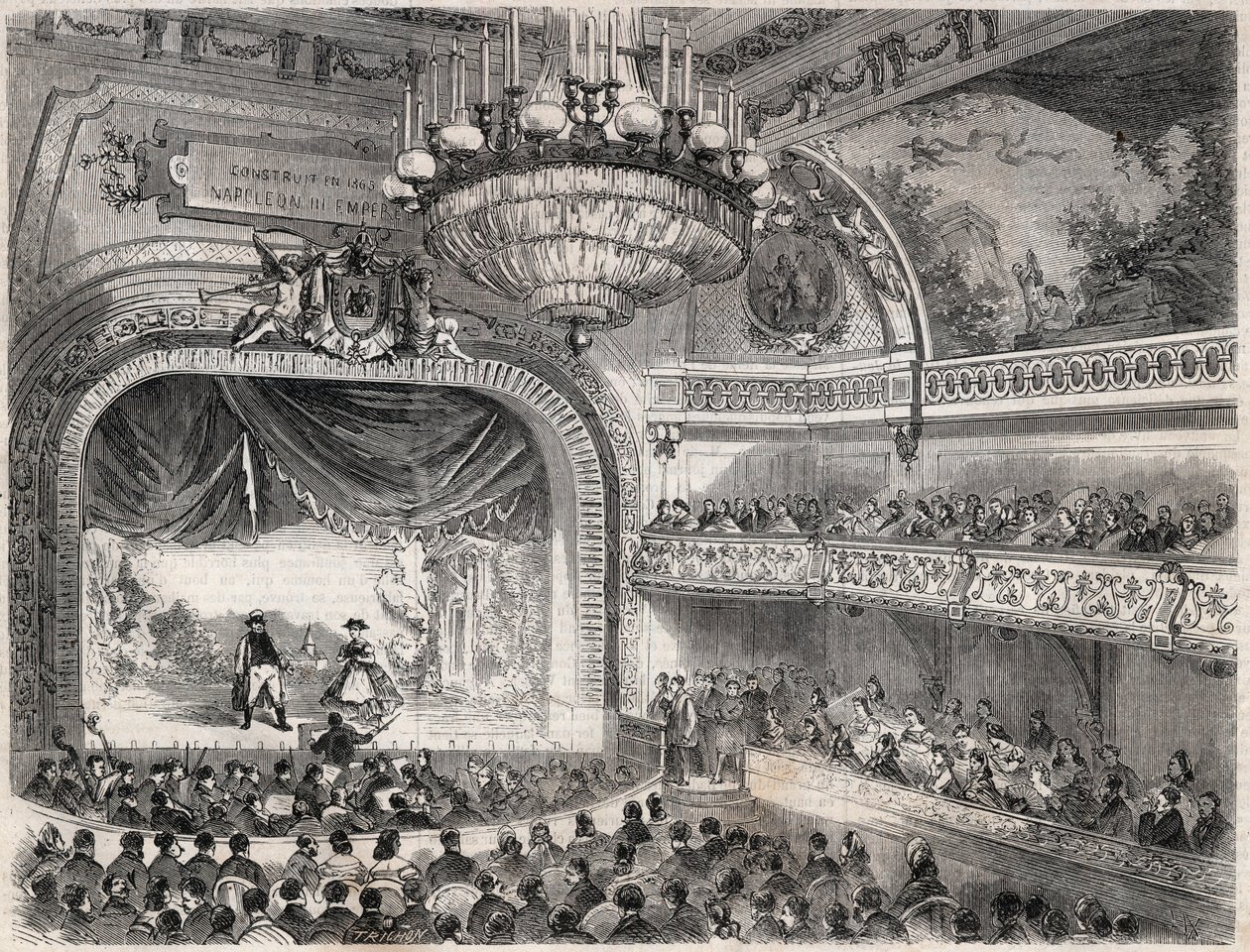 Inauguration du théâtre de la ville de Vichy le 2 juillet - French School