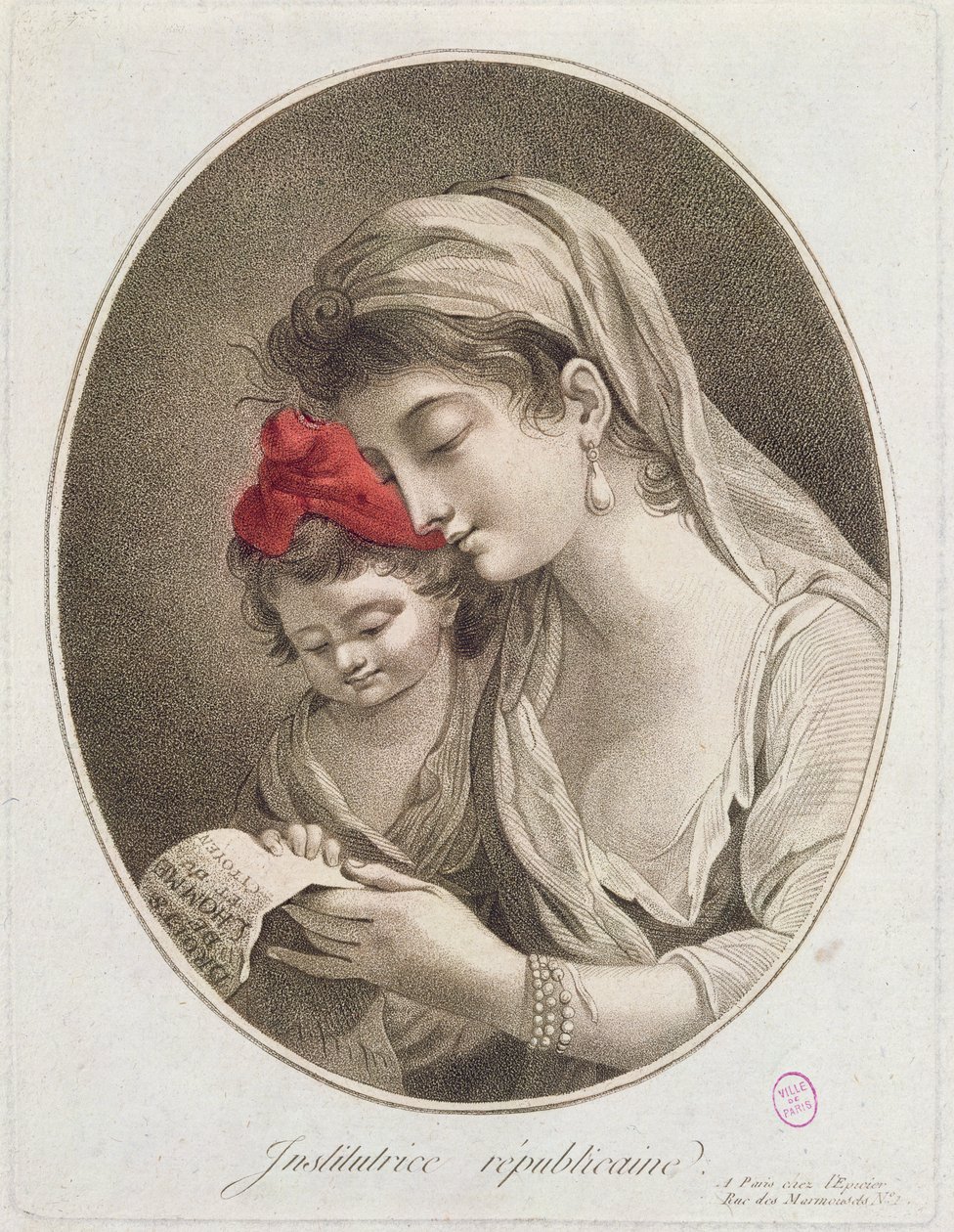 Institutrice Républicaine. c.1789 - French School