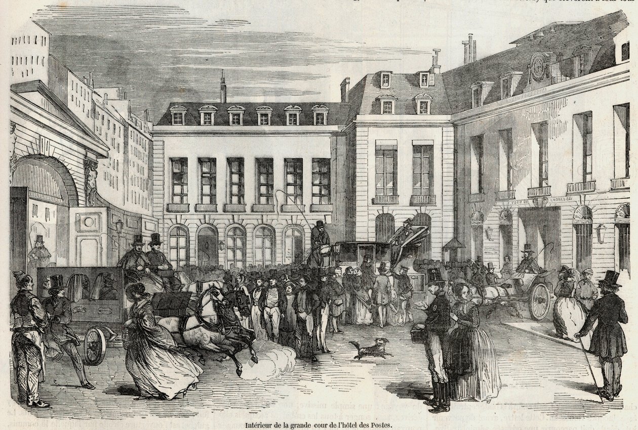 Intérieur de la grande cour de l