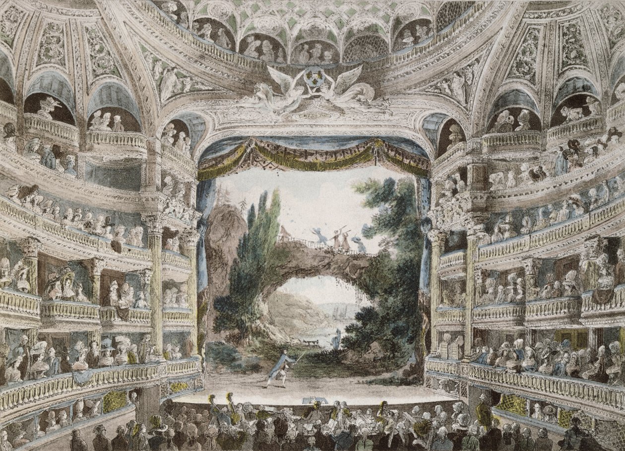 Intérieur du Théâtre de la Comédie Française en 1791, d