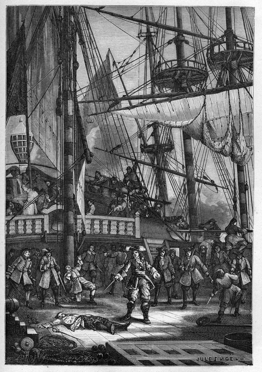Jean Bart tue le capitaine hollandais du 