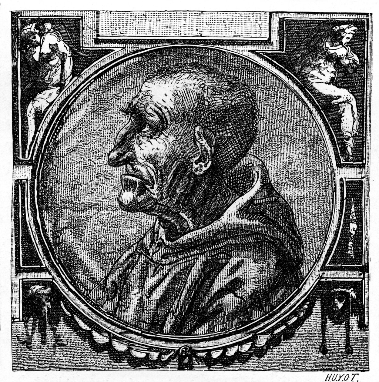 Jérôme Savonarole (gravure) - French School