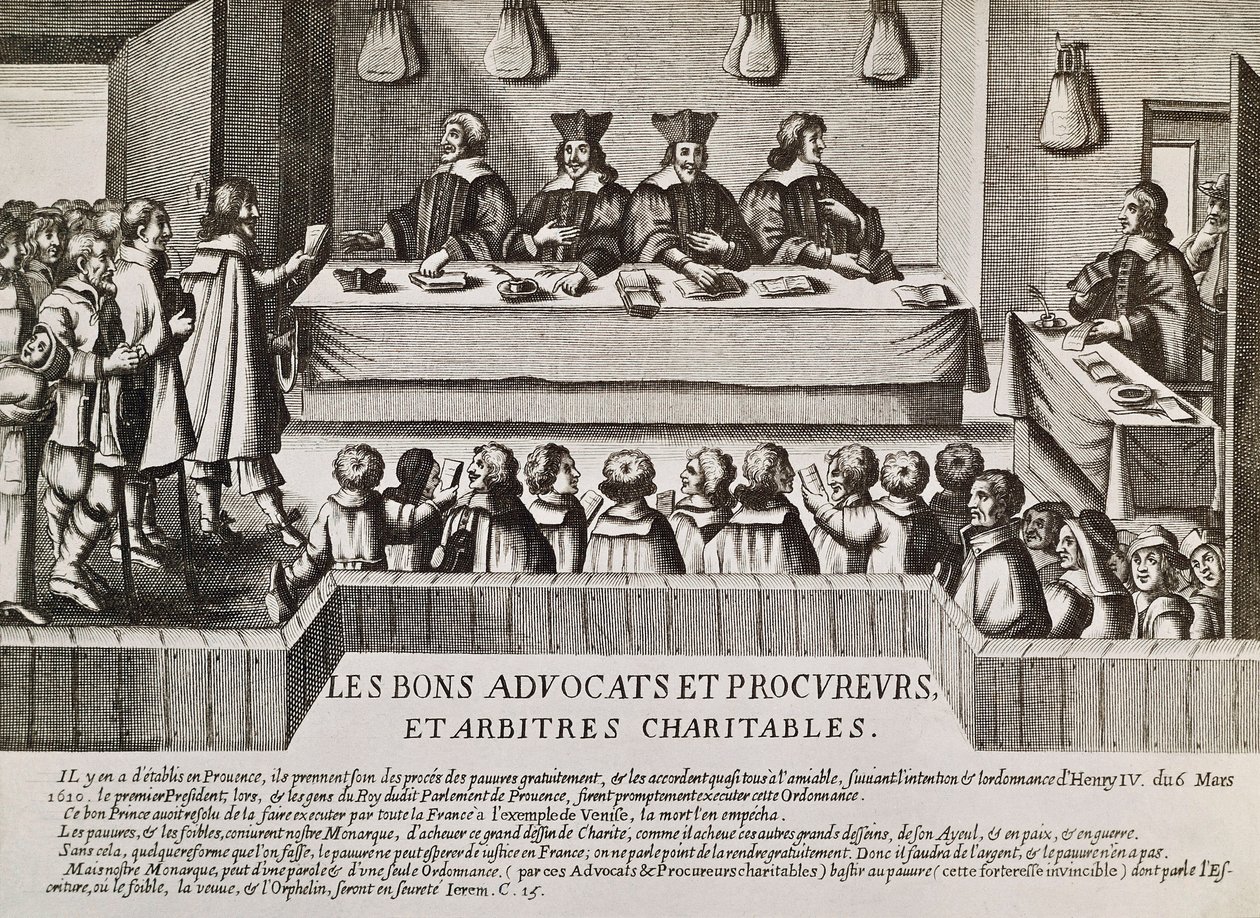 Justice sous le règne de Henri IV - French School