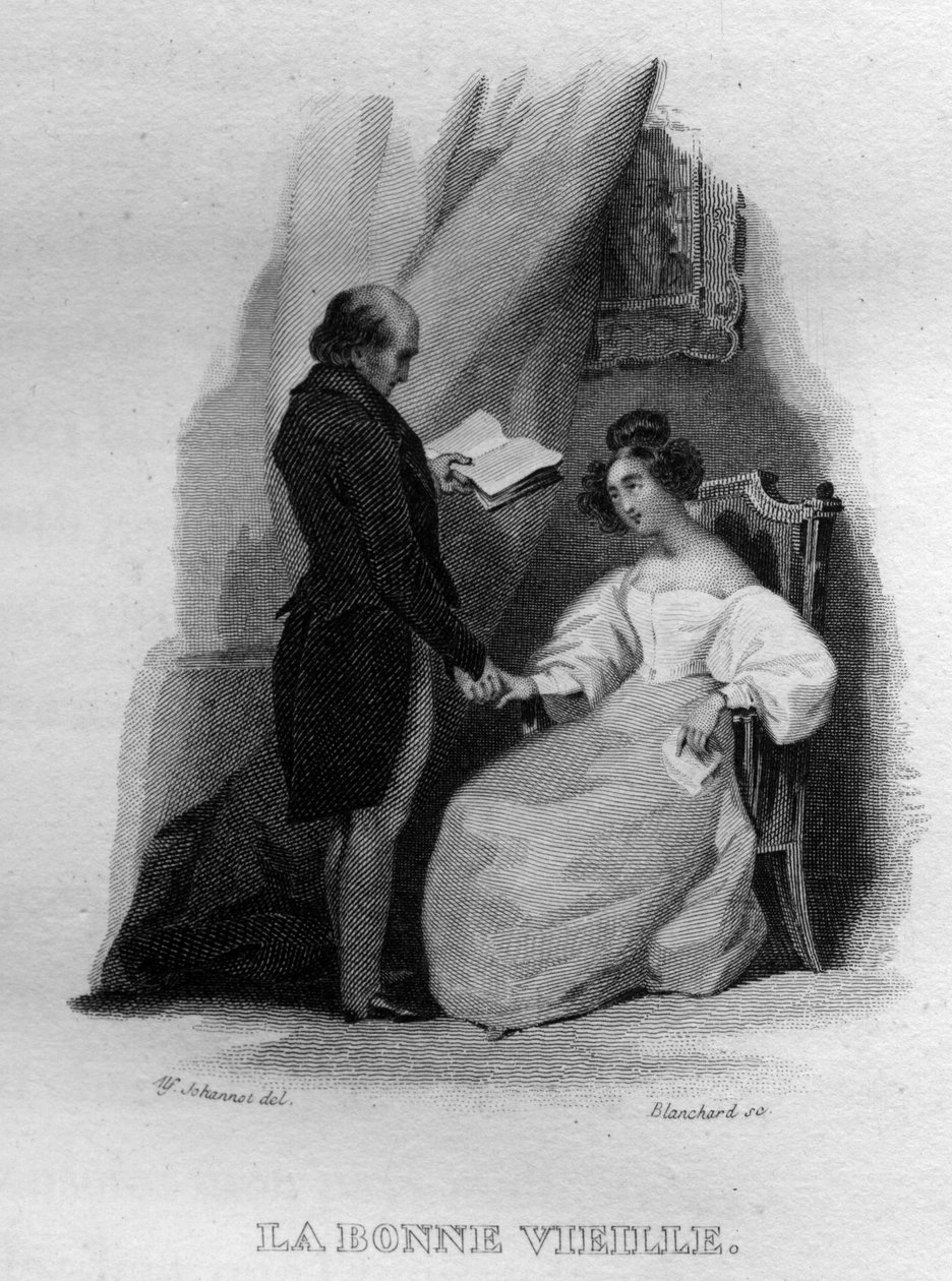 La bonne vieille Chanson de Beranger dans Oeuvres complètes (1834) - French School