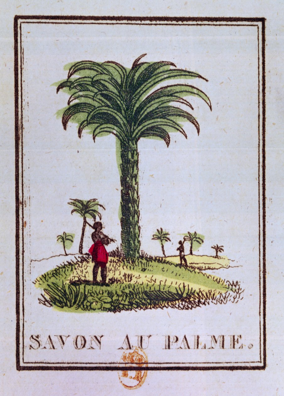 Étiquette pour un savon parfumé à l