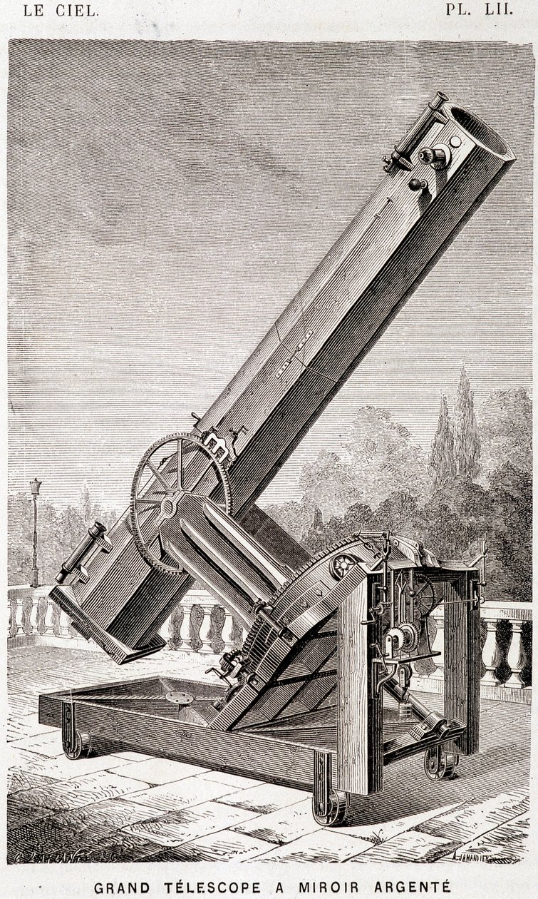 Grand télescope à miroir d