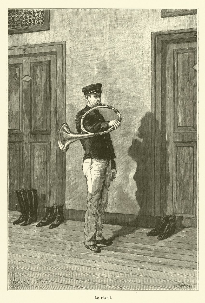 Éveil (gravure) - French School