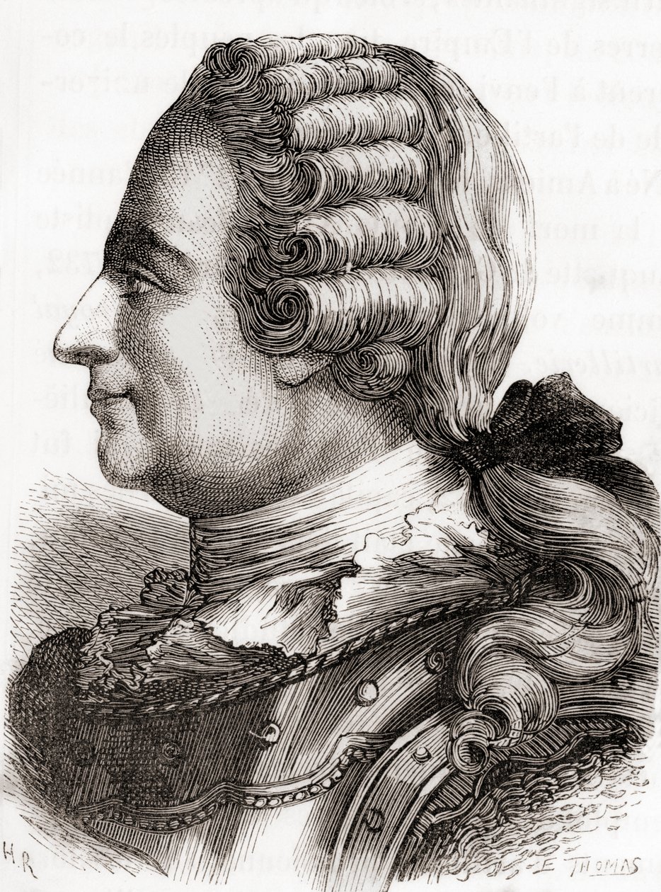 Lieutenant général Jean-Baptiste Vaquette de Gribeauval, de 