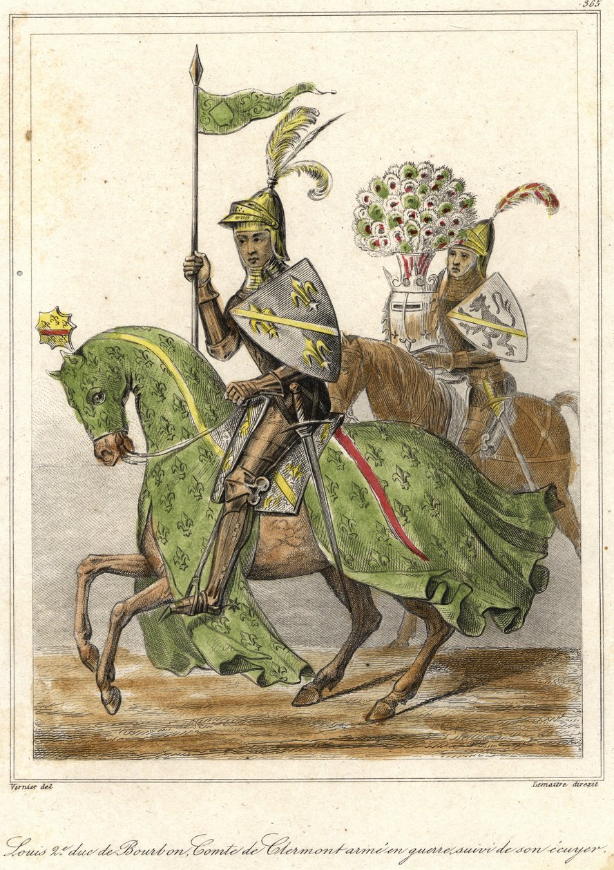 Louis II, dit le Bon (1337-1410), duc de Bourbon (1356), comte de Clermont - French School