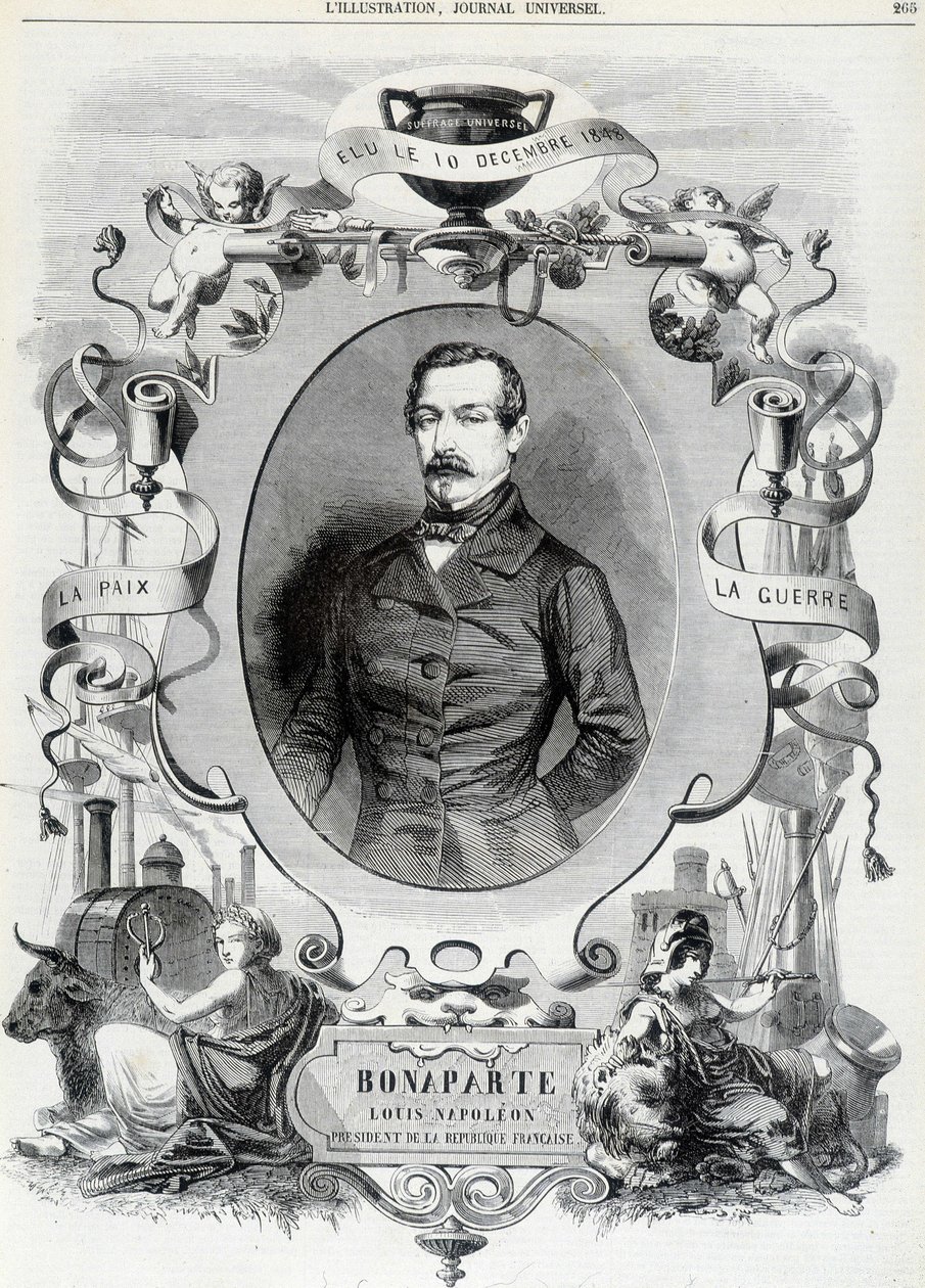 Louis Napoléon Bonaparte (Louis-Napoléon III), Président de la République française - French School