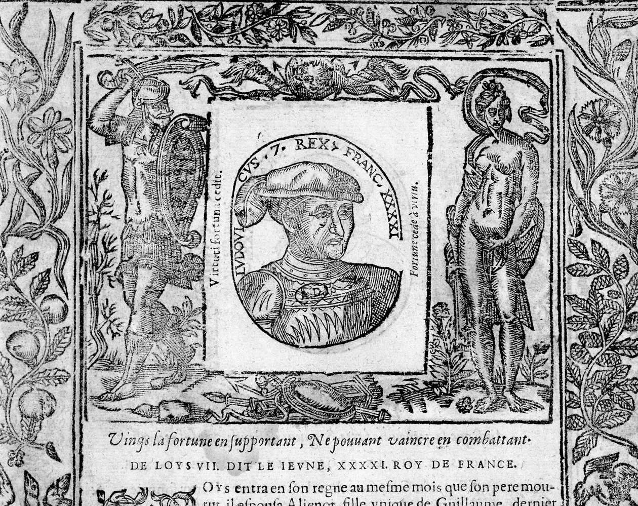Louis VII le Jeune - French School