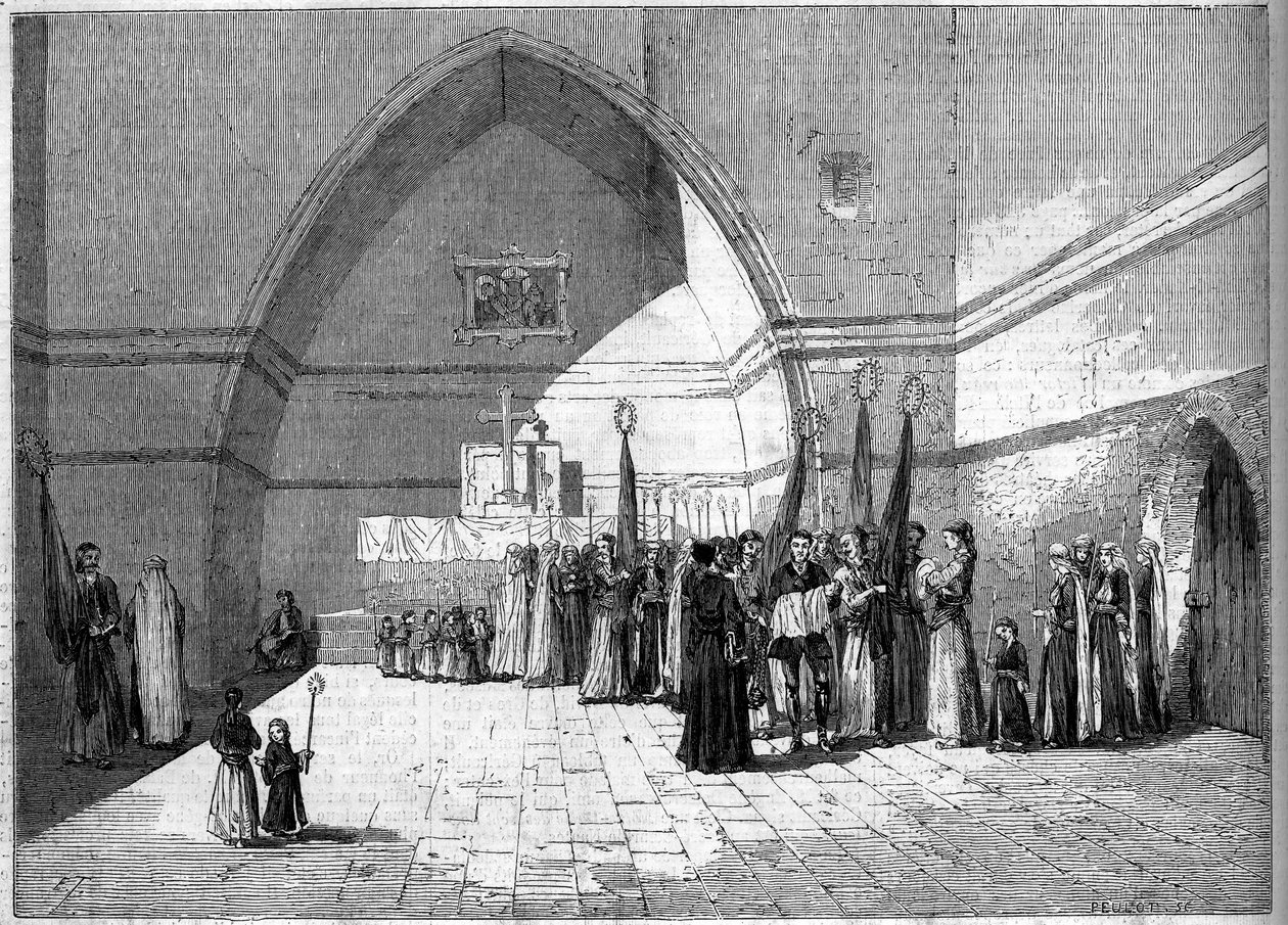 Rite maronite - Baptême dans une famille de Metualis - Beyrouth