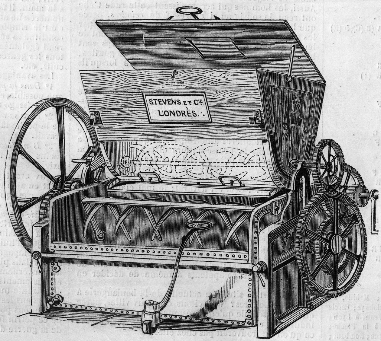 Pétrin mécanique pour la fabrication du pain, selon le procédé Stevens - French School