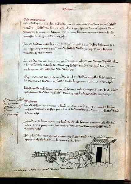Fermier avec son Cheval et sa Charrette, du Vieil Rentier d