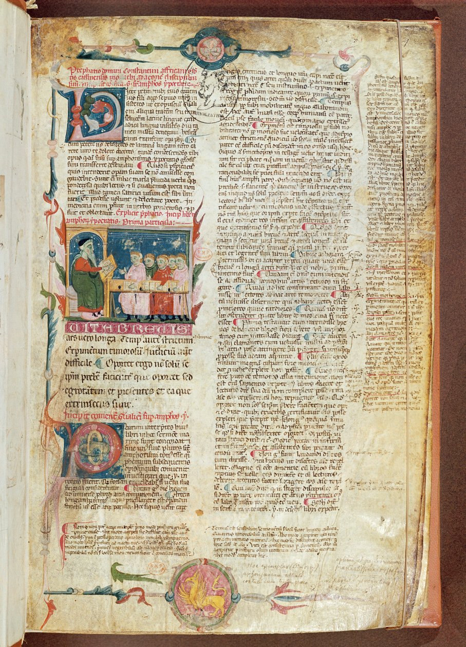 Ms. 2046 fol. 1 Scène d