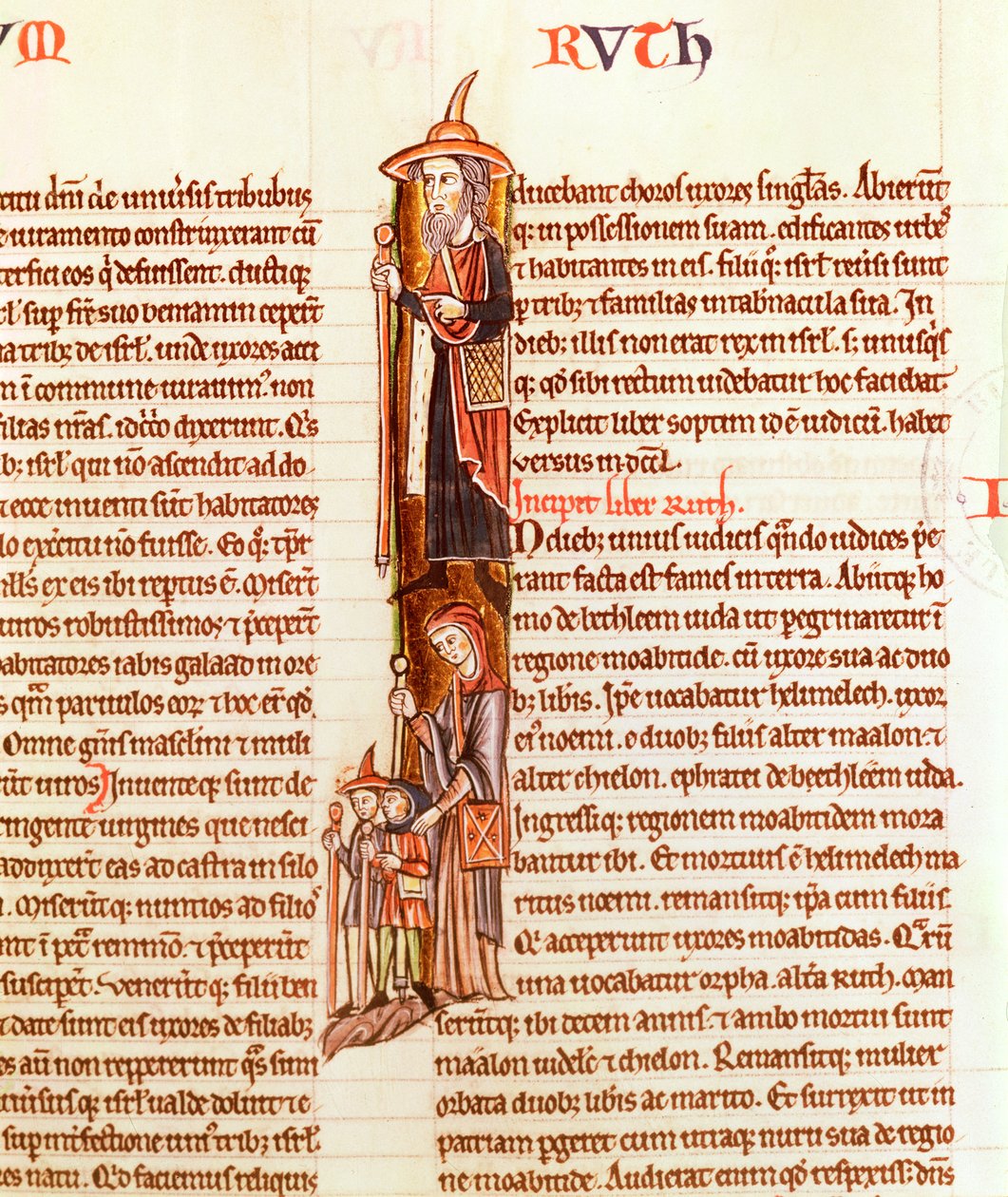 Ms 21 fol.97 Ruth et Boaz, d
