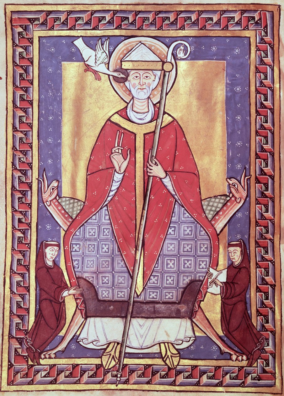 Saint Grégoire, extrait de ses œuvres - French School