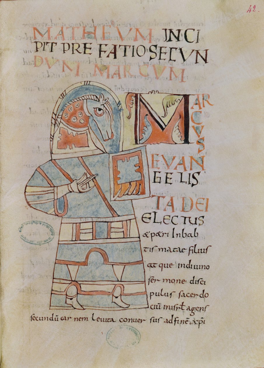 Ms 8 f.42 Saint Marc l