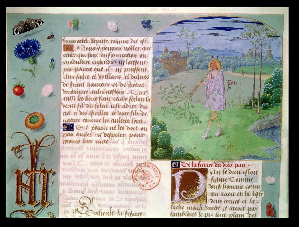 Ms Fr 9197 fol.187 Pan, du Livre des Échecs d