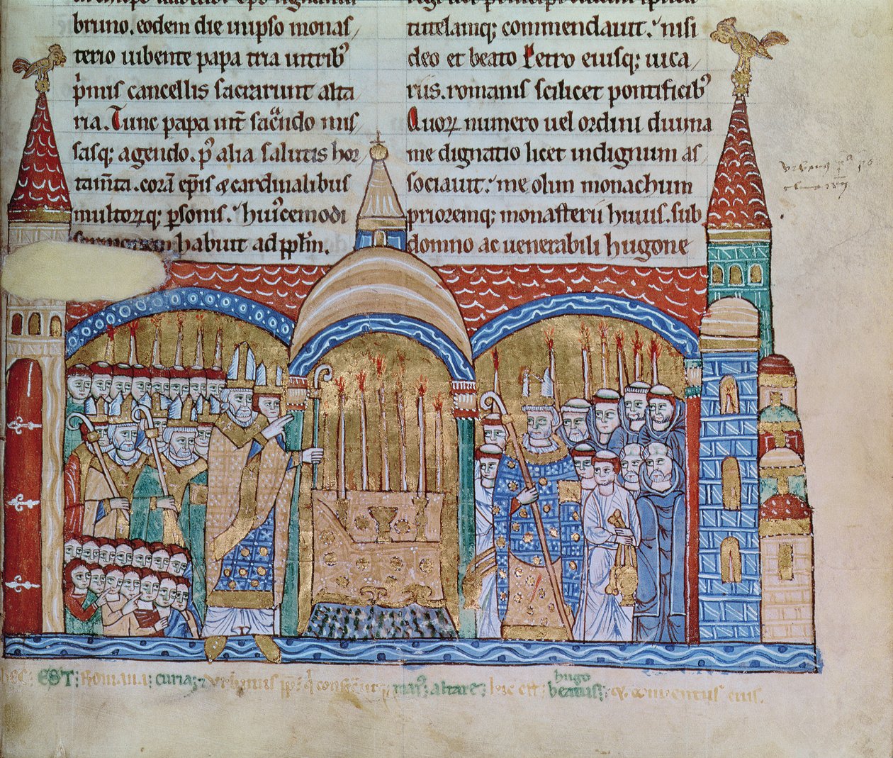 Ms Lat 17716 fol.91 La consécration de l