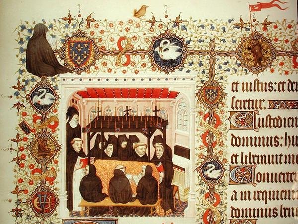 Ms Lat 919 Deuil de la Duchesse, avec armoiries et détails d