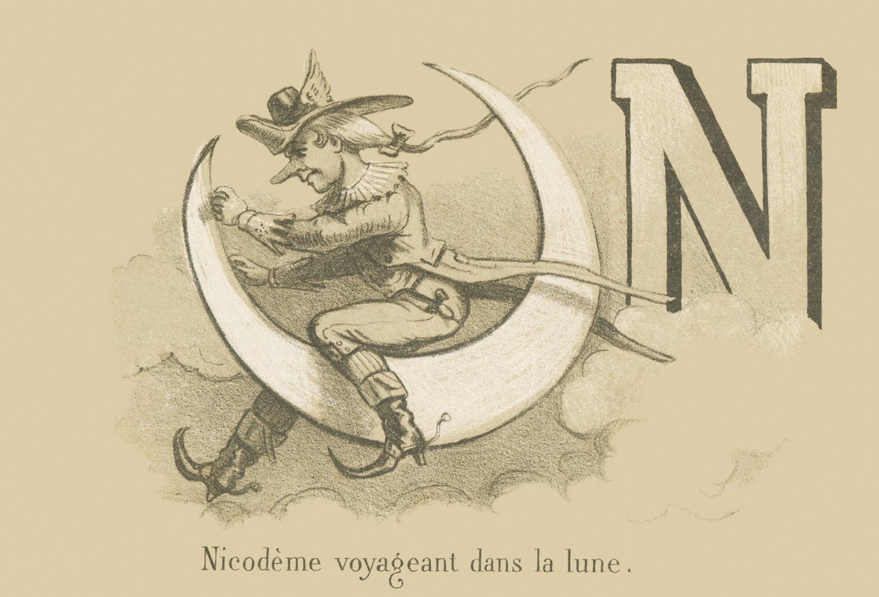 N : Nicodème voyageant dans la lune - French School