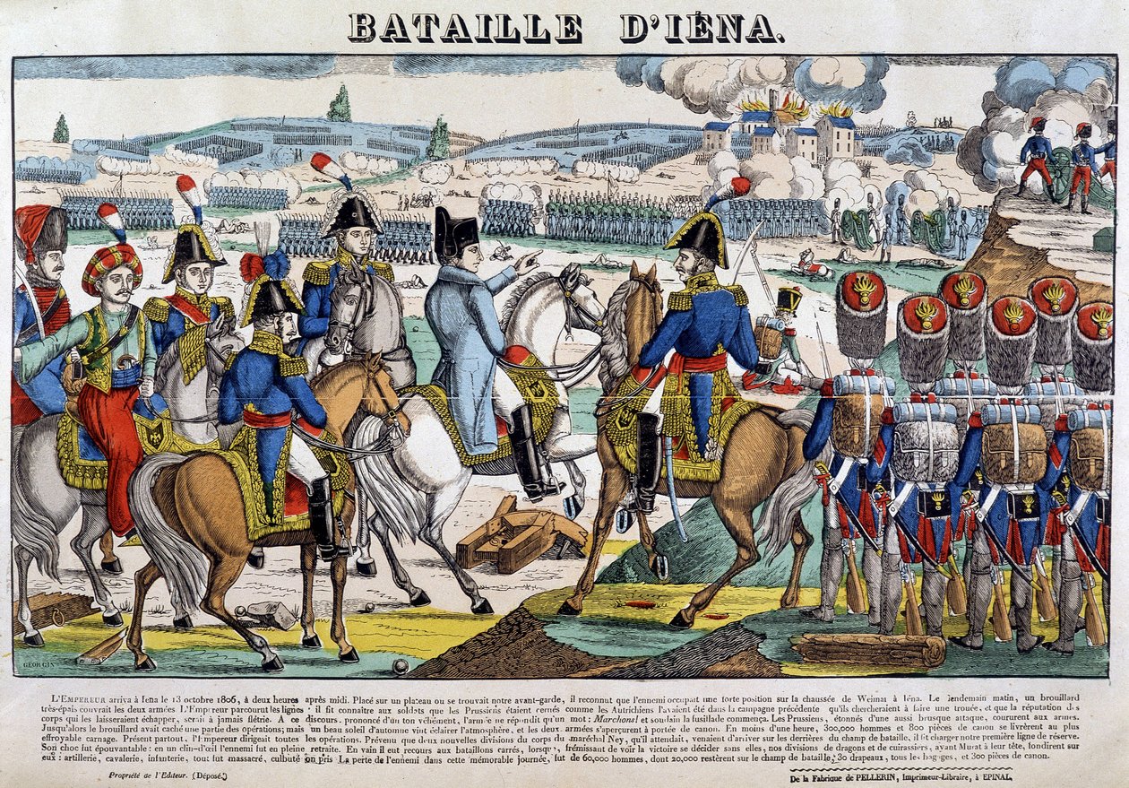 Napoléon à la bataille de Iéna (13/10/1806) - image d