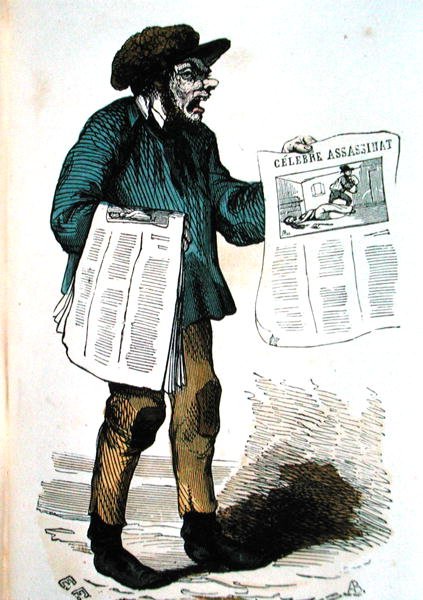 Vendeur de journaux - French School