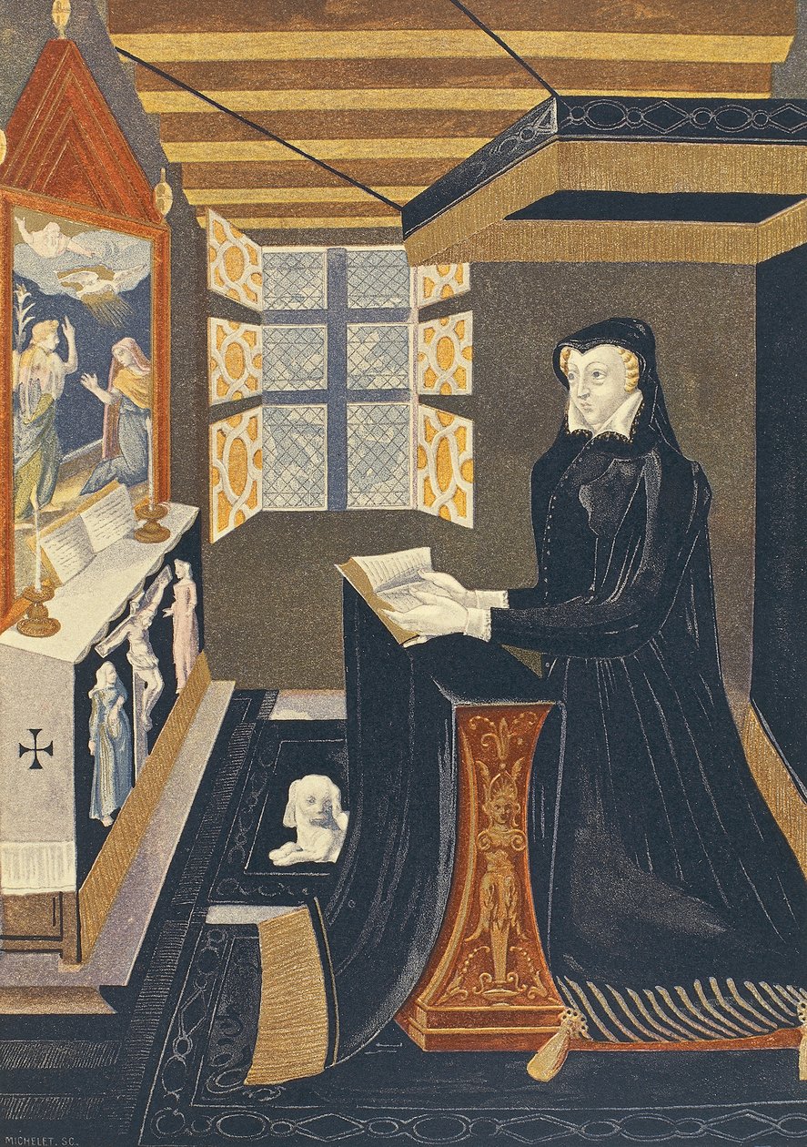 Oratoire avec prie-Dieu pour la reine Catherine de Médicis - French School