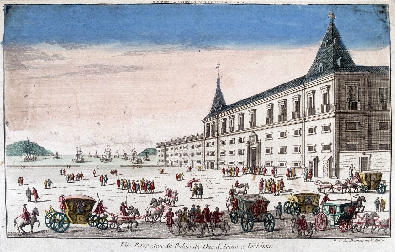 Vue en perspective du Palais du Duc d