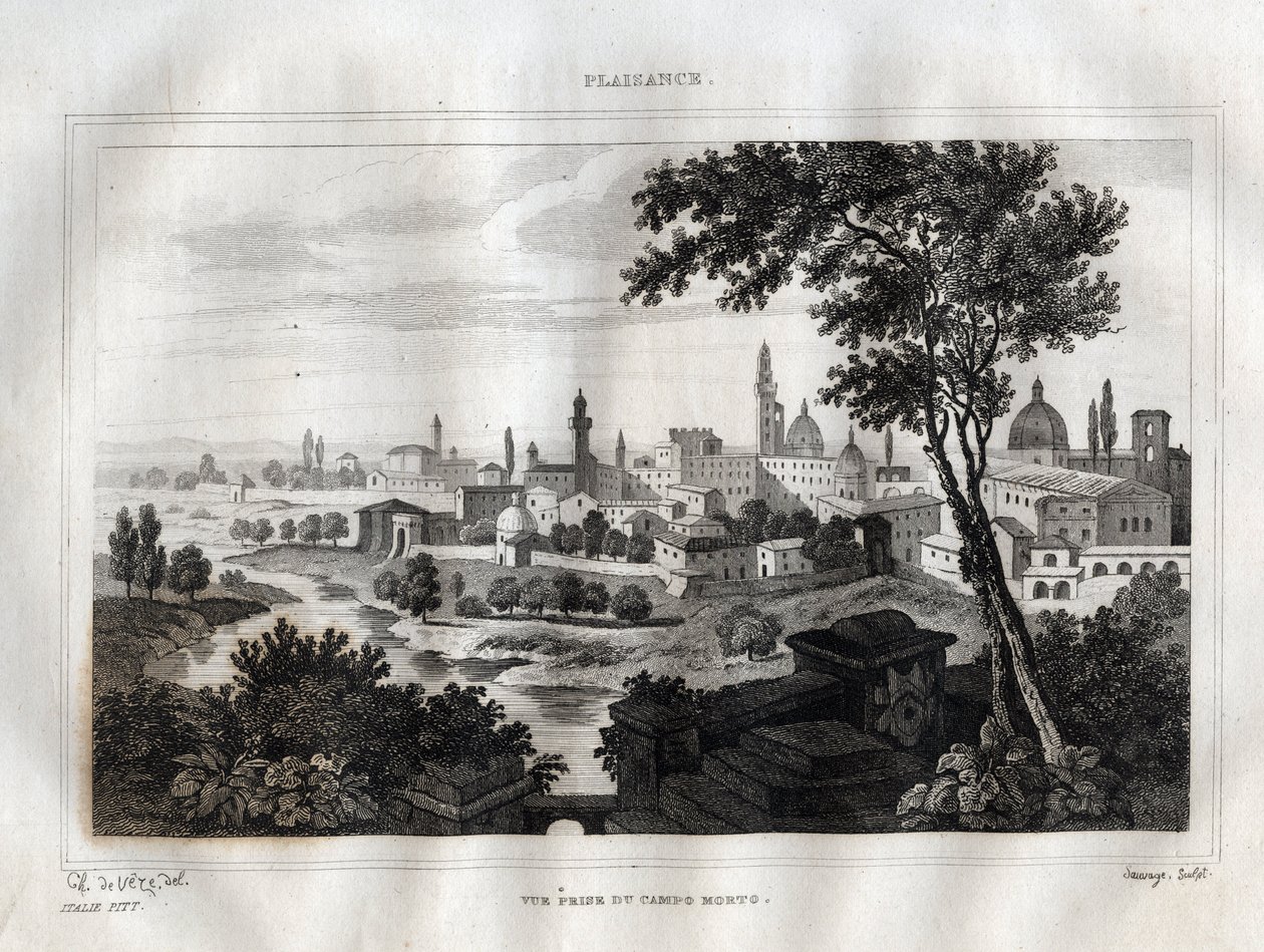 Plaisance - Gravure de « L