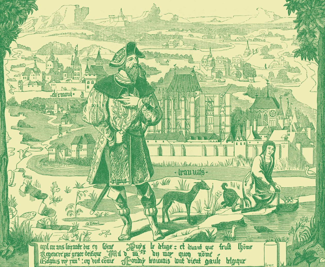 Plan de Clermont en Beauvais - French School