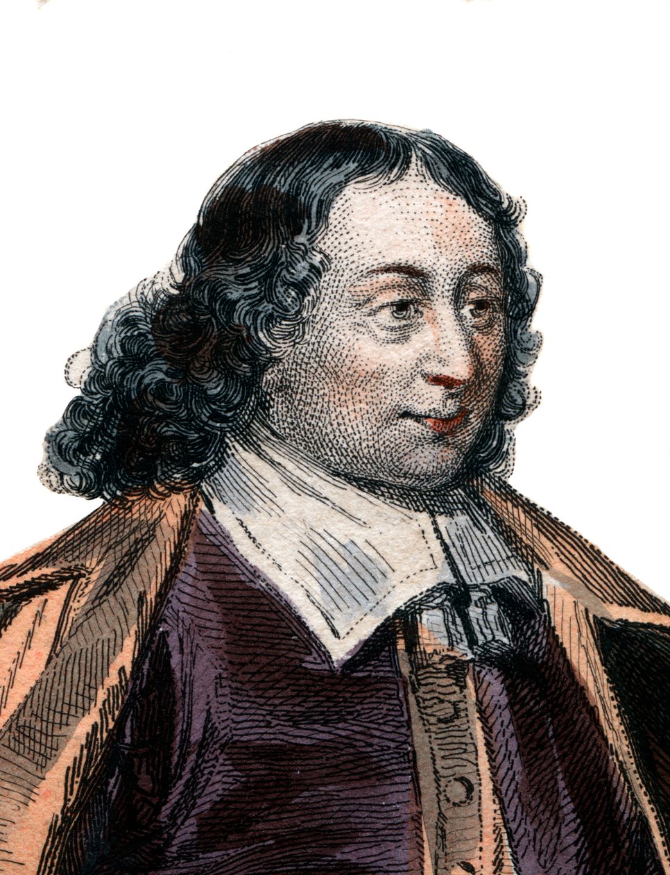 Portrait de Blaise Pascal (1623-1662) - French School