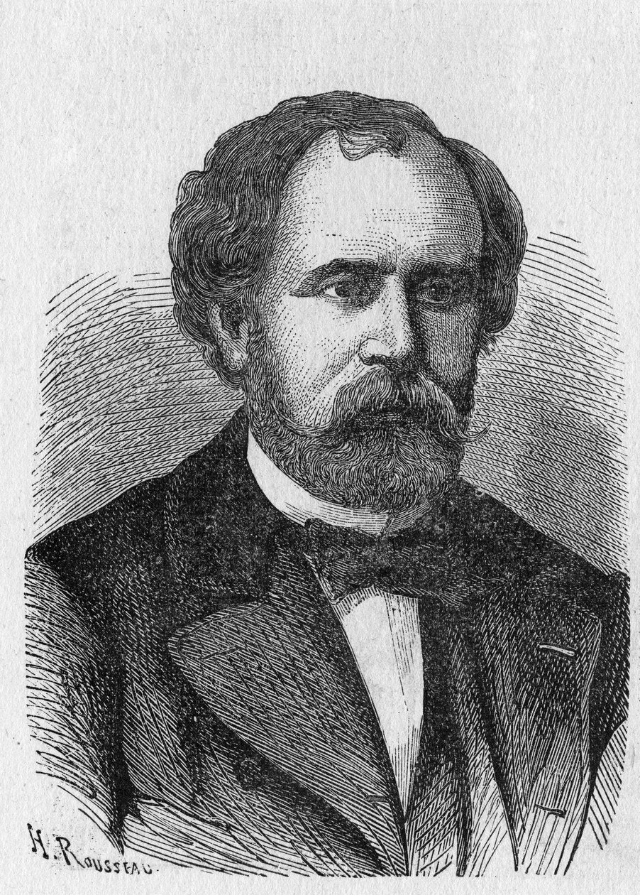 Portrait de Charles Laurent - Album de la Science; savants illustres; Grandes découvertes 1896 - French School