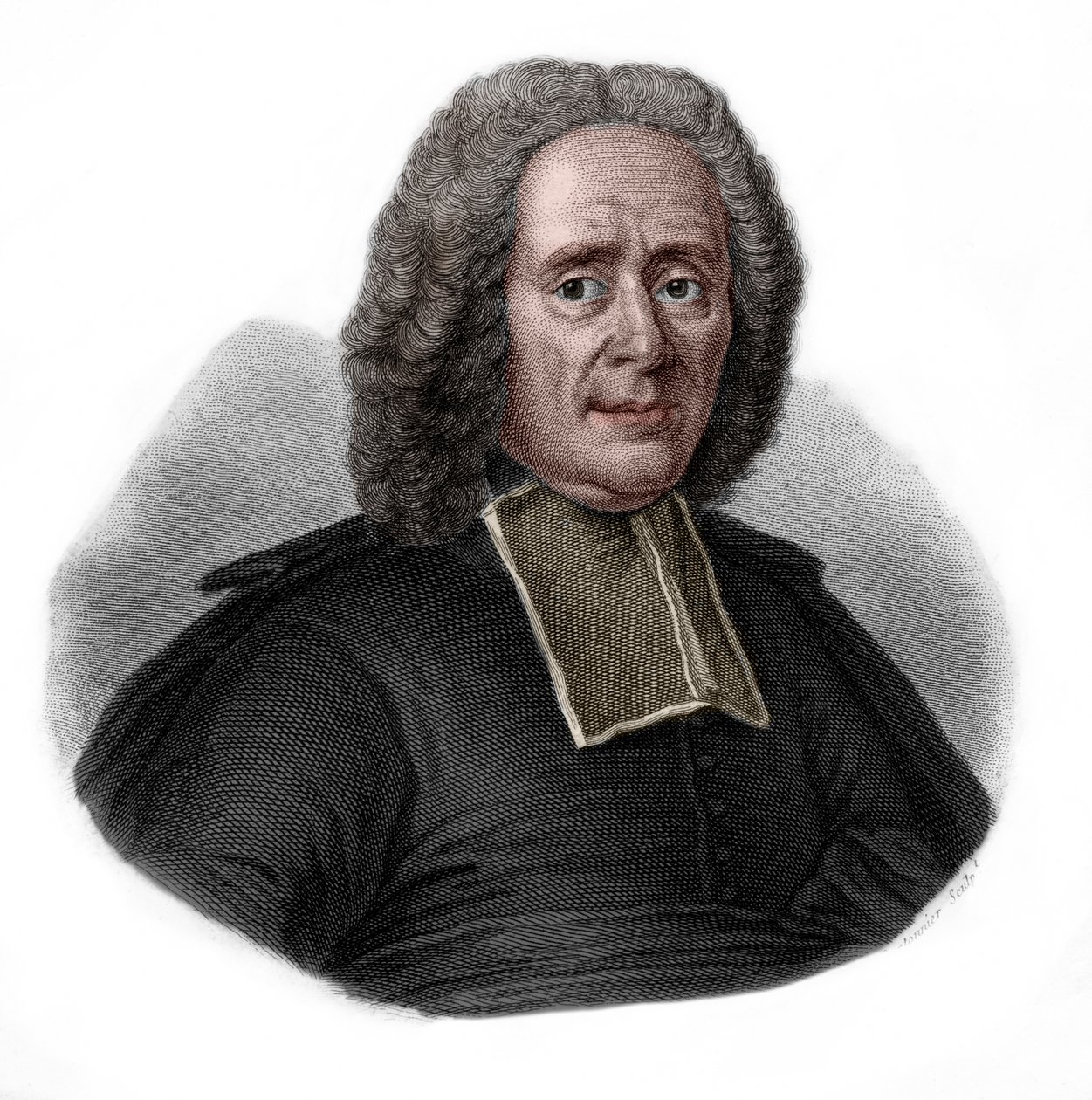Portrait de Charles Rollin - French School