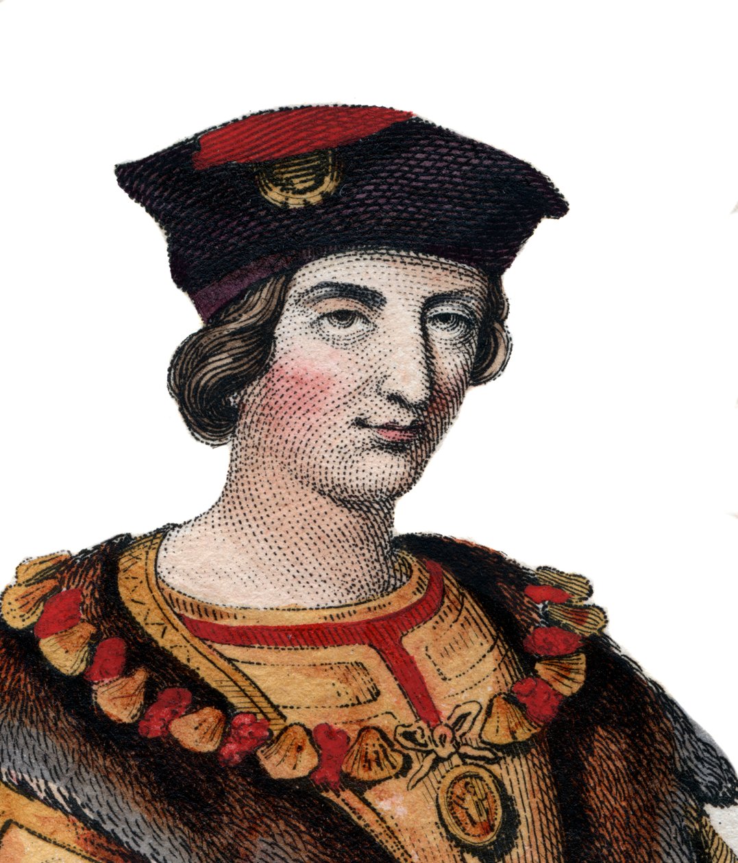 Portrait de Charles VIII de France (1470-1498) - French School