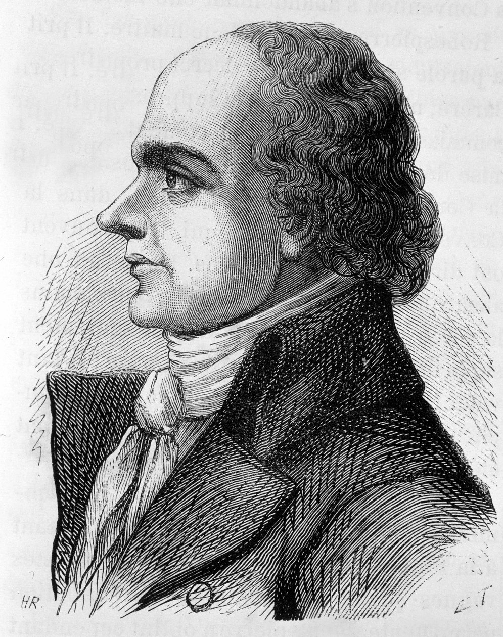 Portrait du comte Jean Denis de Lanjuinais (1753 - 1827), homme politique français - dans « L