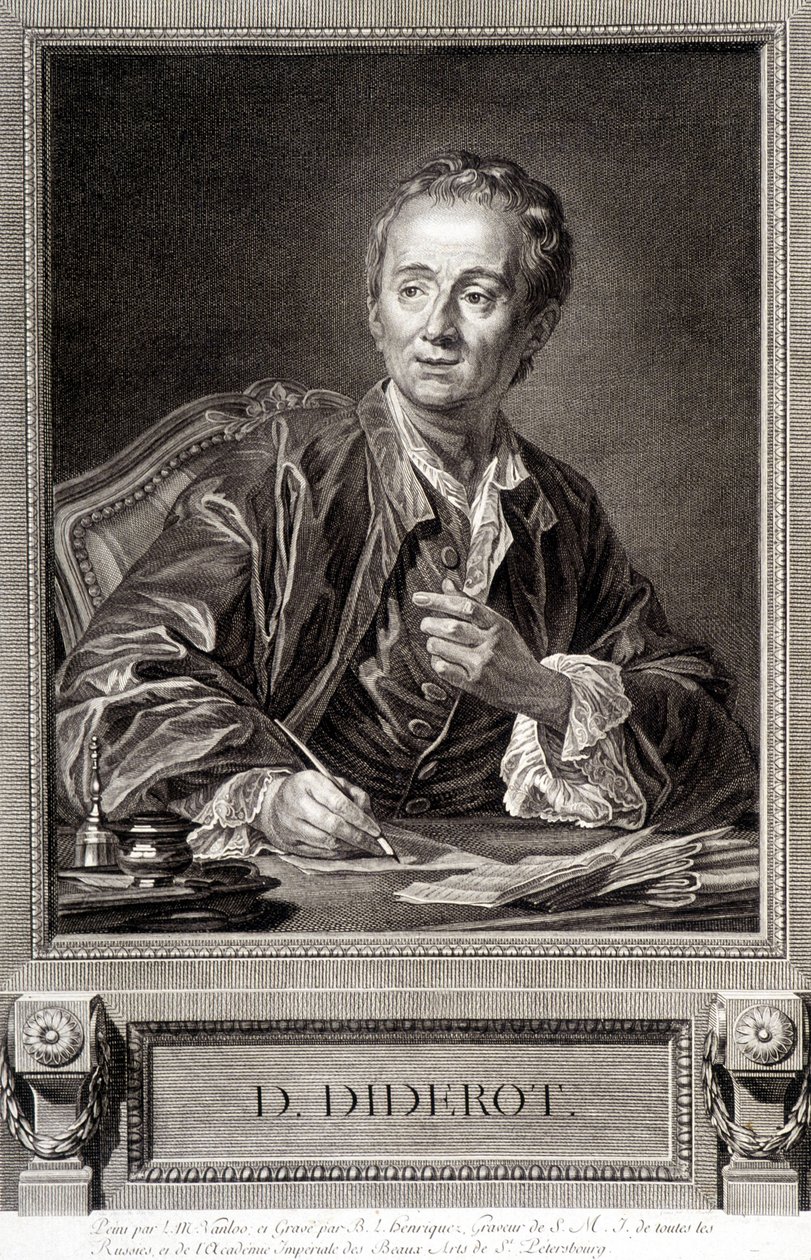 Portrait de Diderot de l
