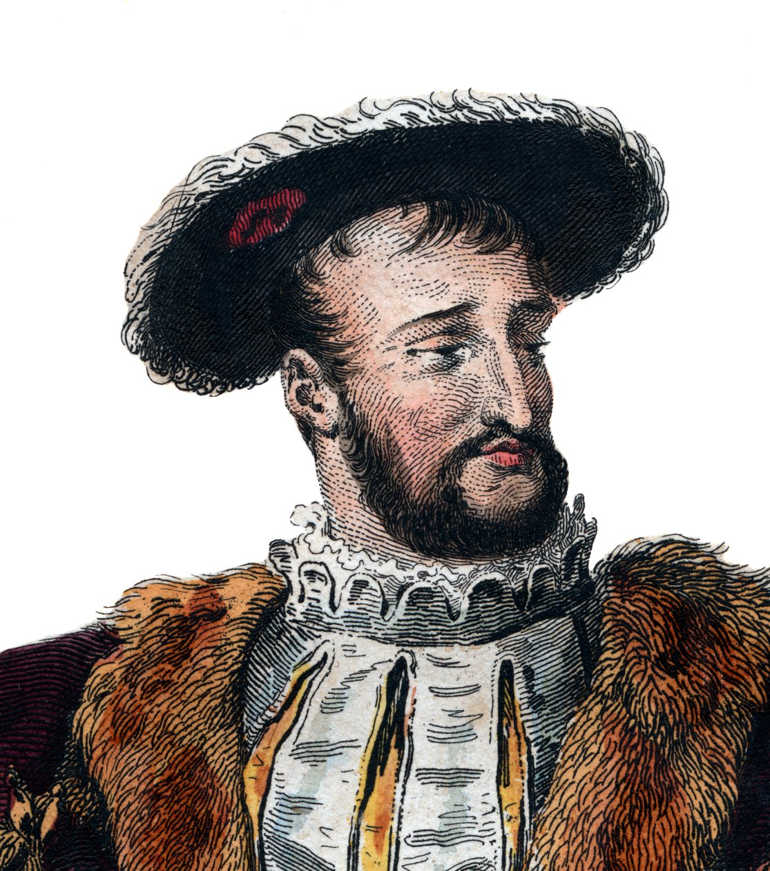 Portrait de François Ier de France - French School