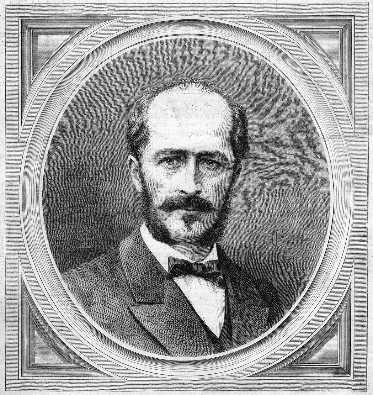 Portrait de Gustave Lambert (1824-1871), hydrographe et explorateur français, auteur d