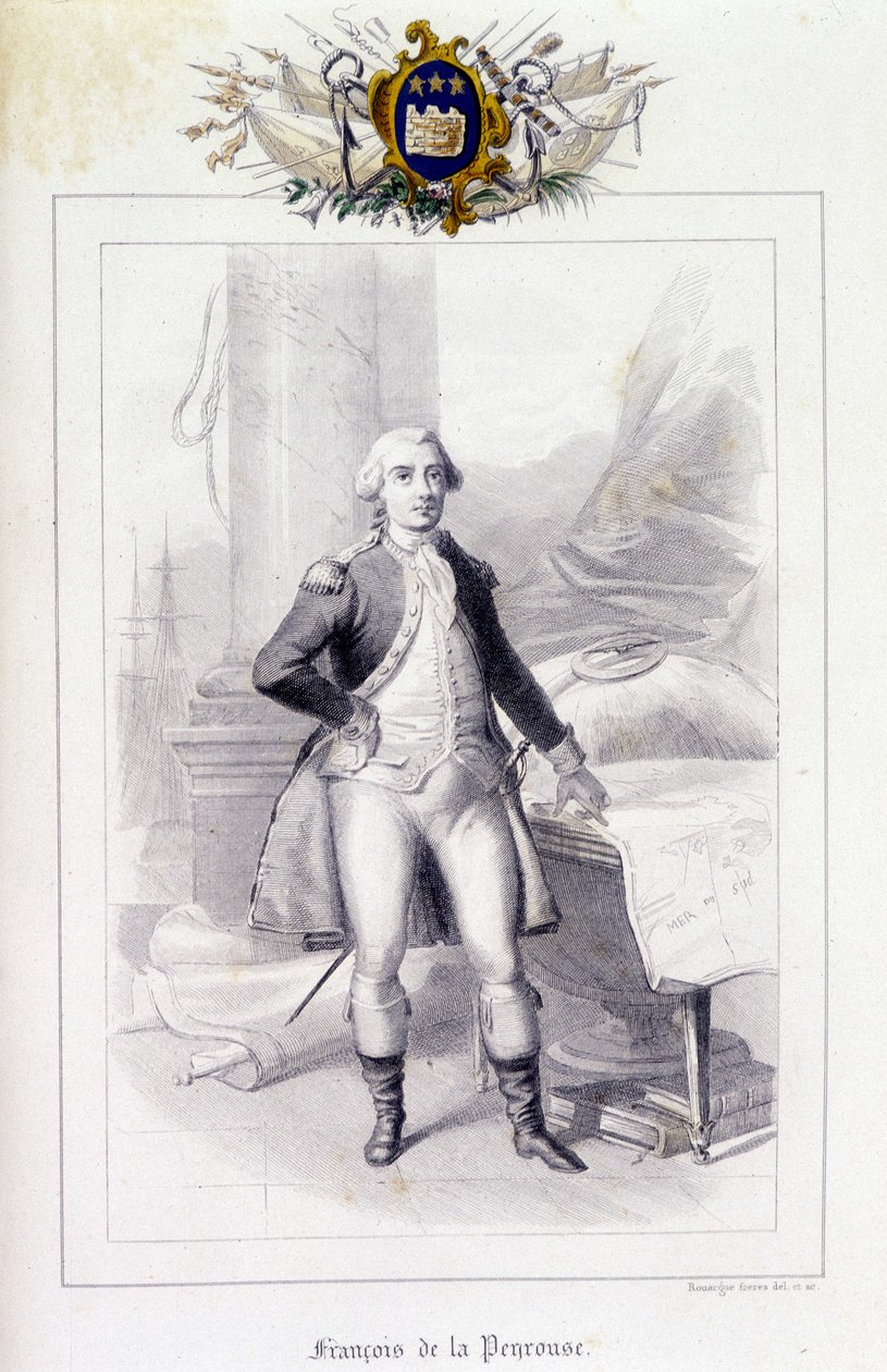 Portrait de Jean-François Galaup, comte de La Pérouse - French School