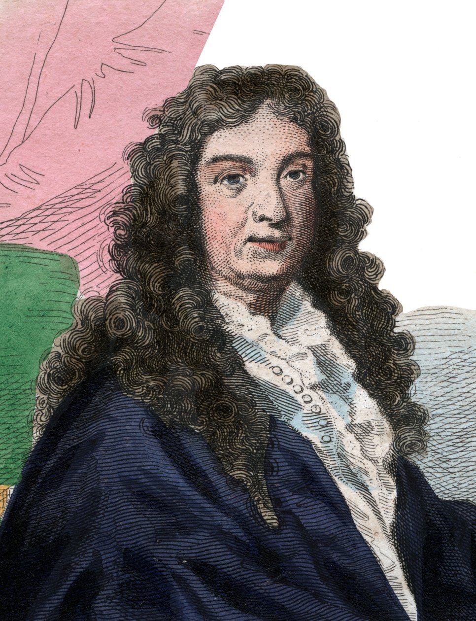 Portrait de Jean Baptiste Lully (1632-1687), compositeur français - French School