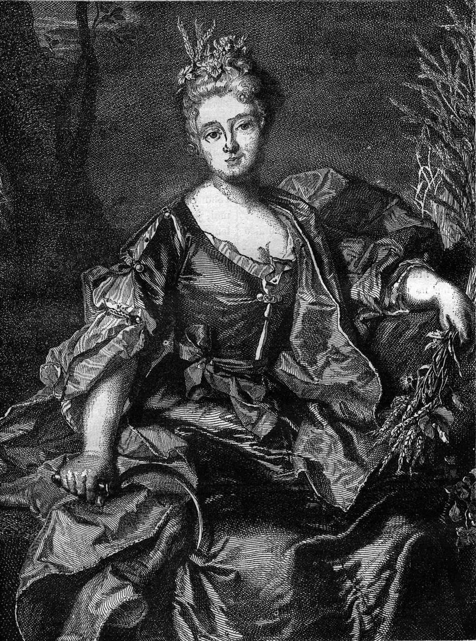 Portrait de Jeanne Bécu, comtesse (ou Madame) du Barry (1743-1793), dernière maîtresse de Louis XV, en Cérès, déesse de l