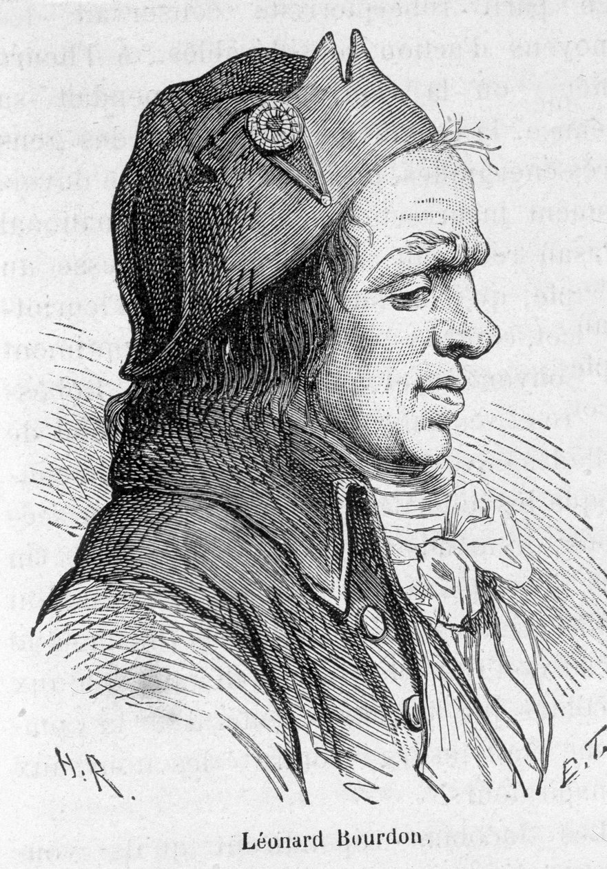 Portrait de Léonard Bourdon (1754-1807), politicien français - dans "L
