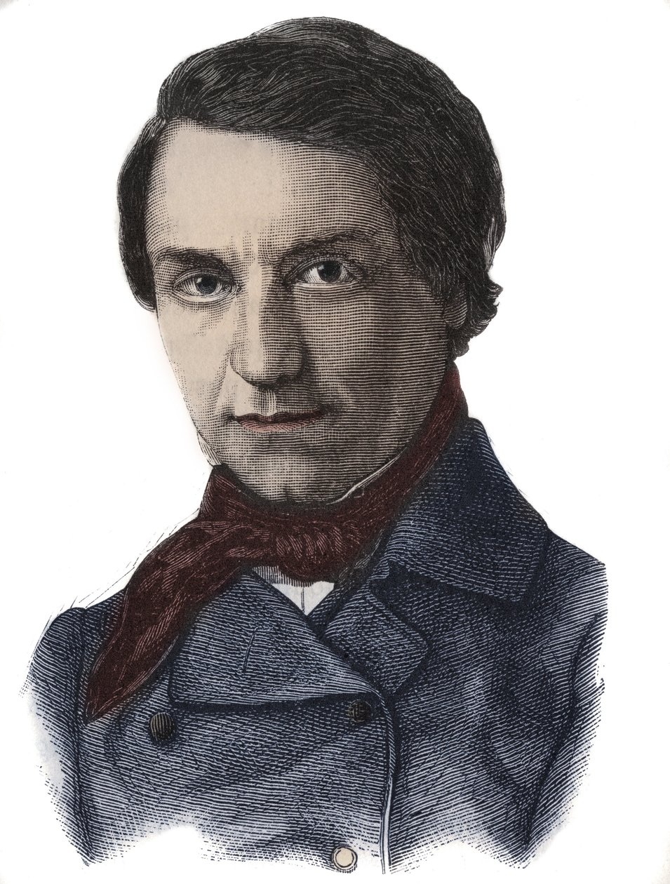 Portrait de Louis Blanc, homme politique et historien français (1811-1882) - French School