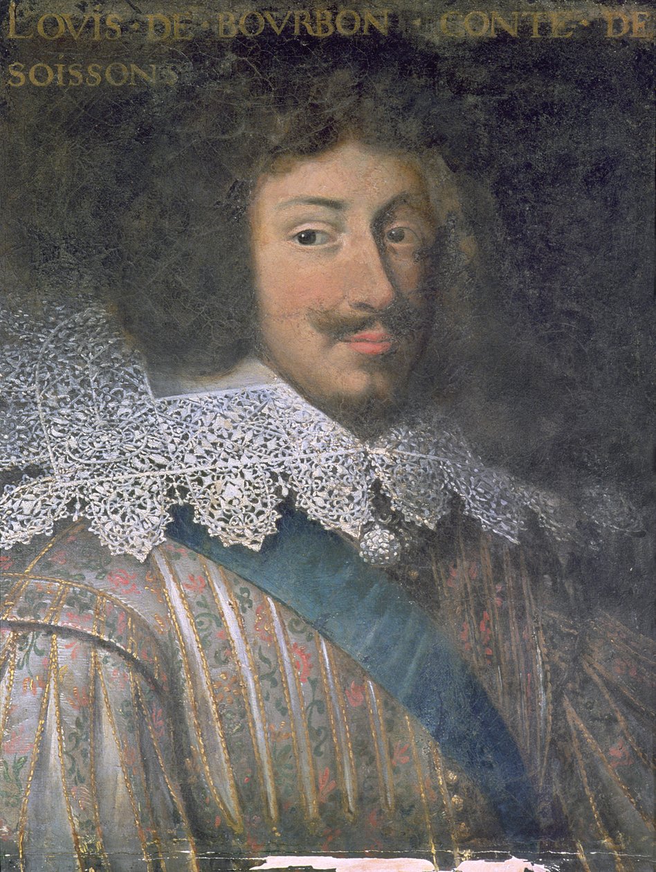 Portrait de Louis de Bourbon (1604-41) Comte de Soissons - French School